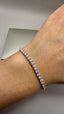 9ct Yellow Gold Lab-Grown Diamond Tennis Bracelet | 5.00ct Round Diamonds