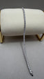 9ct White Gold Lab-Grown Diamond Tennis Bracelet | 4.00ct Round Diamonds