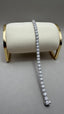 9ct White Gold Lab-Grown Diamond Tennis Bracelet | 17.00ct Round Diamonds