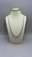 9ct White Gold Lab-Grown Diamond Graduated Tennis Necklace | 20.00ct Round Diamonds
