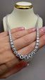 9ct White Gold Lab-Grown Diamond Graduated Tennis Necklace | 20.00ct Round Diamonds