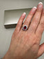 9ct Yellow Gold Lab-Grown Diamond and Ruby Cluster Ring | 2.23ct Oval Ruby Centre