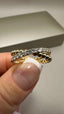 9ct Yellow Gold Lab-Grown Diamond Crossover Ring | 0.25ct Round Cut Fine Jewellery