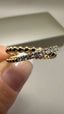 9ct Yellow Gold Lab-Grown Diamond Crossover Ring | 0.25ct Round Cut Fine Jewellery