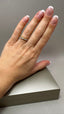 9ct Yellow Gold Lab-Grown Diamond Crossover Ring | 0.25ct Round Cut Fine Jewellery