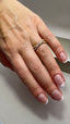 9ct Yellow Gold Lab-Grown Diamond Crossover Ring | 0.25ct Round Cut Fine Jewellery