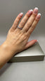 9ct White Gold Lab-Grown Diamond Crossover Ring | 0.25ct Round Cut Fine Jewellery