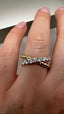 9ct Yellow Gold Lab-Grown Diamond Crossover Ring | 0.74ct Round Cut Fine Jewellery