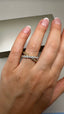9ct Yellow Gold Lab-Grown Diamond Crossover Ring | 0.74ct Round Cut Fine Jewellery