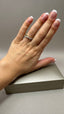9ct Yellow Gold Lab-Grown Diamond Crossover Ring | 0.74ct Round Cut Fine Jewellery
