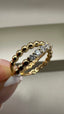 9ct Yellow Gold Lab-Grown Diamond Crossover Ring | 0.74ct Round Cut Fine Jewellery