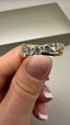 9ct Yellow Gold Lab-Grown Diamond Crossover Ring | 0.93ct Round Cut Fine Jewellery