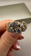9ct Yellow Gold Lab-Grown Diamond Bubble Ring | 1.64ct Round Cut Fine Jewellery