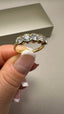 18ct Yellow Gold Lab-Grown Diamond 5-Stone Ring | 1.26ct Round Cut Fine Jewellery