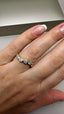 9ct Yellow Gold Lab-Grown Diamond 9-Stone Wave Ring | 0.84ct Round Cut Fine Jewellery