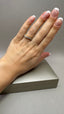 9ct Yellow Gold Lab-Grown Diamond 9-Stone Wave Ring | 0.84ct Round Cut Fine Jewellery