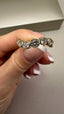 9ct Yellow Gold Lab-Grown Diamond 9-Stone Wave Ring | 0.84ct Round Cut Fine Jewellery