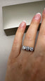 9ct White Gold Lab-Grown Diamond 3-Stone Ring | 1.00ct Round Cut Fine Jewellery
