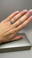 9ct White Gold Lab-Grown Diamond 3-Stone Ring | 1.00ct Round Cut Fine Jewellery