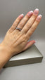 Platinum Lab-Grown Diamond 7-Stone Wishbone Ring | 0.99ct Round Cut Fine Jewellery