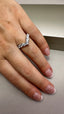 9ct White Gold Lab-Grown Diamond 7-Stone Wishbone Ring | 0.99ct Round Cut Fine Jewellery
