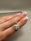 9ct Yellow Gold Halo Diamond Pendant with Chain | 0.79ct Lab-Grown Diamonds