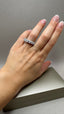 9ct White Gold Lab-Grown Diamond 10-Stone Fancy Eternity Band | 4.16ct Round Cut Fine Jewellery
