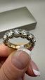 9ct Yellow Gold Lab-Grown Diamond 10-Stone Fancy Eternity Band | 4.16ct Round Cut Fine Jewellery