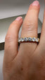 9ct Yellow Gold Lab-Grown Diamond 8-Stone Eternity Band | 1.52ct Round Cut Fine Jewellery