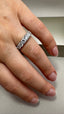 9ct White Gold Lab-Grown Diamond 9-Stone Eternity Band | 1.92ct Round Cut Fine Jewellery