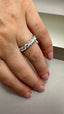 9ct White Gold Lab-Grown Diamond 8-Stone Eternity Band | 1.52ct Round Cut Fine Jewellery