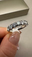 9ct White Gold Lab-Grown Diamond 8-Stone Eternity Band | 1.52ct Round Cut Fine Jewellery