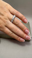 9ct White Gold Lab-Grown Diamond 7-Stone Eternity Band | 2.18ct Round Cut Fine Jewellery