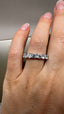9ct White Gold Lab-Grown Diamond 7-Stone Eternity Band | 2.25ct Round Cut Fine Jewellery