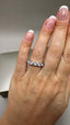 9ct White Gold Lab-Grown Diamond 7-Stone Eternity Band | 2.25ct Round Cut Fine Jewellery