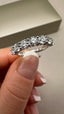 9ct White Gold Lab-Grown Diamond 7-Stone Eternity Band | 2.25ct Round Cut Fine Jewellery