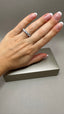 9ct White Gold Lab-Grown Diamond 7-Stone Eternity Band | 2.25ct Round Cut Fine Jewellery