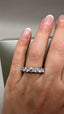 18ct White Gold Lab-Grown Diamond 7-Stone Eternity Band | 2.18ct Round Cut Fine Jewellery