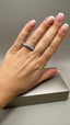 18ct White Gold Lab-Grown Diamond 7-Stone Eternity Band | 2.18ct Round Cut Fine Jewellery