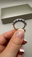 18ct White Gold Lab-Grown Diamond 7-Stone Eternity Band | 2.18ct Round Cut Fine Jewellery