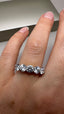 Platinum Lab-Grown Diamond 5-Stone Eternity Band | 1.96ct Round Cut Fine Jewellery