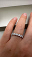 Platinum Lab-Grown Diamond 7-Stone Eternity Band | 1.03ct Round Cut Fine Jewellery