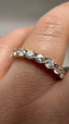 18ct Yellow Gold Lab-Grown Diamond 9-Stone Eternity Band | 0.98ct Round Cut Fine Jewellery