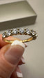 18ct Yellow Gold Lab-Grown Diamond 9-Stone Eternity Band | 0.98ct Round Cut Fine Jewellery