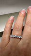 9ct Yellow Gold Lab-Grown Diamond 7-Stone Eternity Band | 1.03ct Round Cut Fine Jewellery