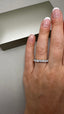 9ct Yellow Gold Lab-Grown Diamond 7-Stone Eternity Band | 1.03ct Round Cut Fine Jewellery