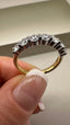 9ct Yellow Gold Lab-Grown Diamond 7-Stone Eternity Band | 1.03ct Round Cut Fine Jewellery