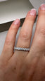 9ct White Gold Lab-Grown Diamond 12-Stone Eternity Band | 0.81ct Round Cut Fine Jewellery