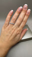 9ct White Gold Lab-Grown Diamond 12-Stone Eternity Band | 0.81ct Round Cut Fine Jewellery