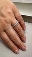 9ct White Gold Lab-Grown Diamond 12-Stone Eternity Band | 0.81ct Round Cut Fine Jewellery